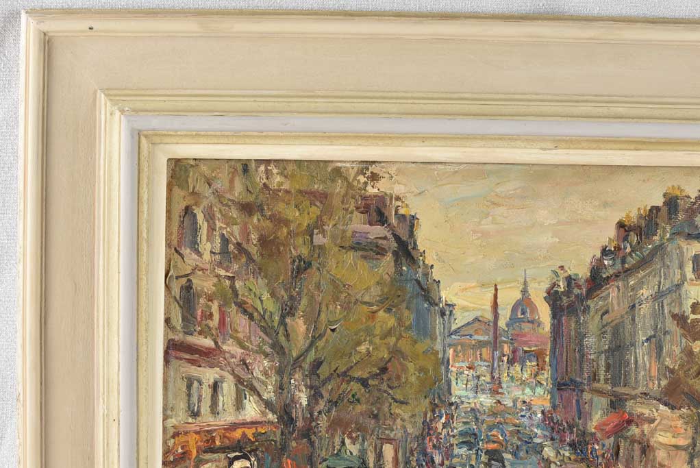 Rue Royale Paris painting 1960s - 24¾" x 32¼"