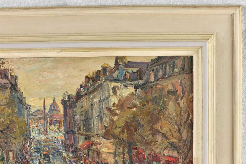 Rue Royale Paris painting 1960s - 24¾" x 32¼"