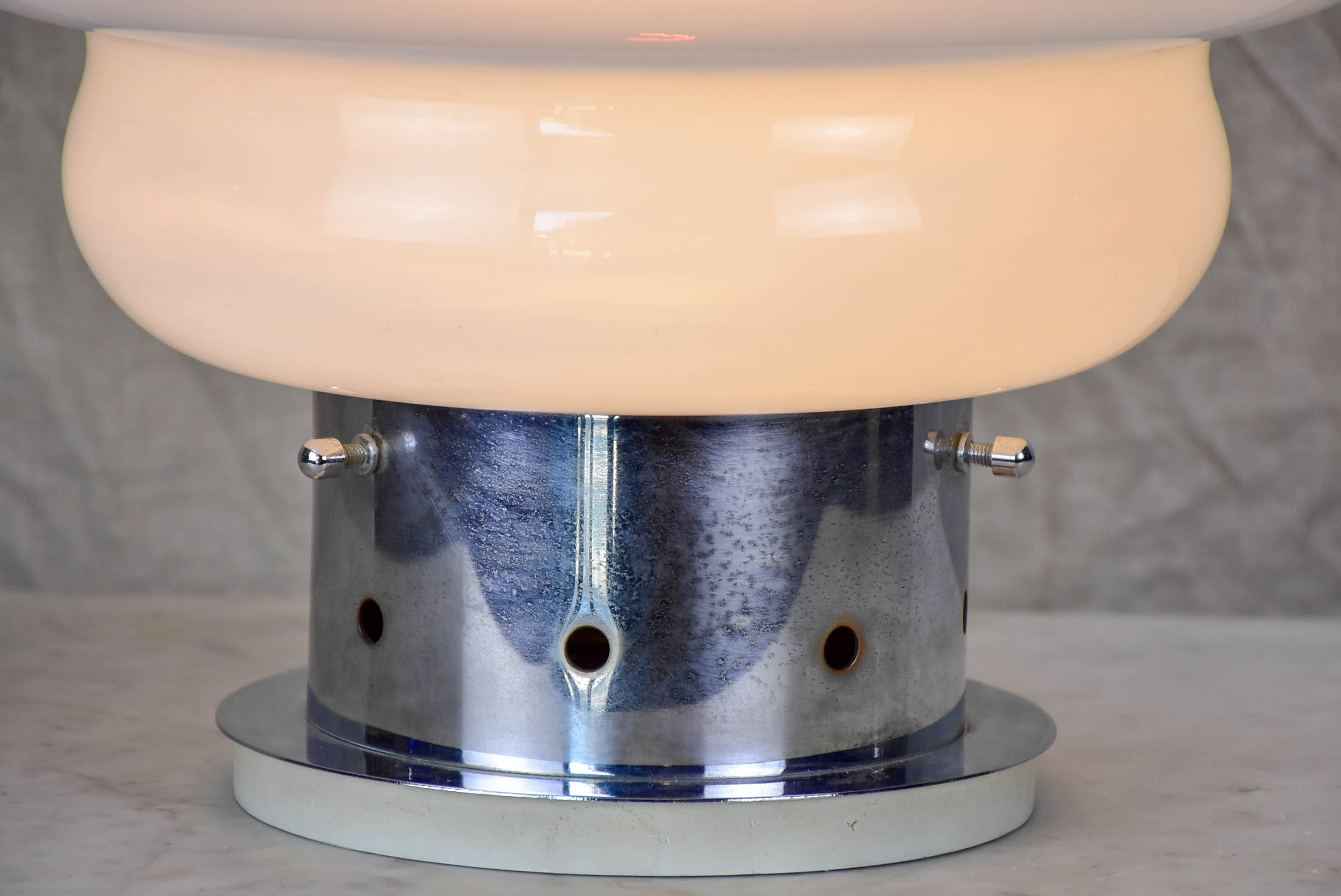 Original Italian Mazzega lamp with Murano glass - Carlo Nason