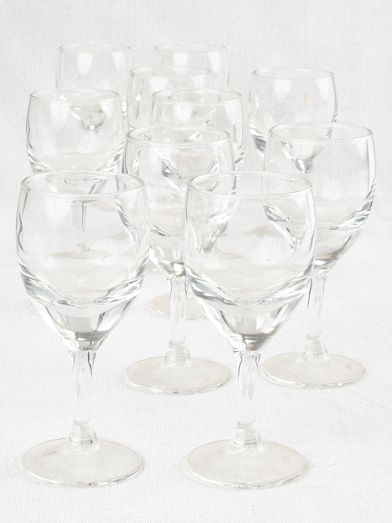 Set of 10 bistro digestif glasses 5"