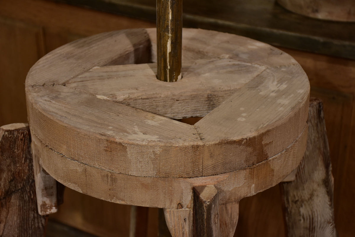 Rustic antique French sculptor's table