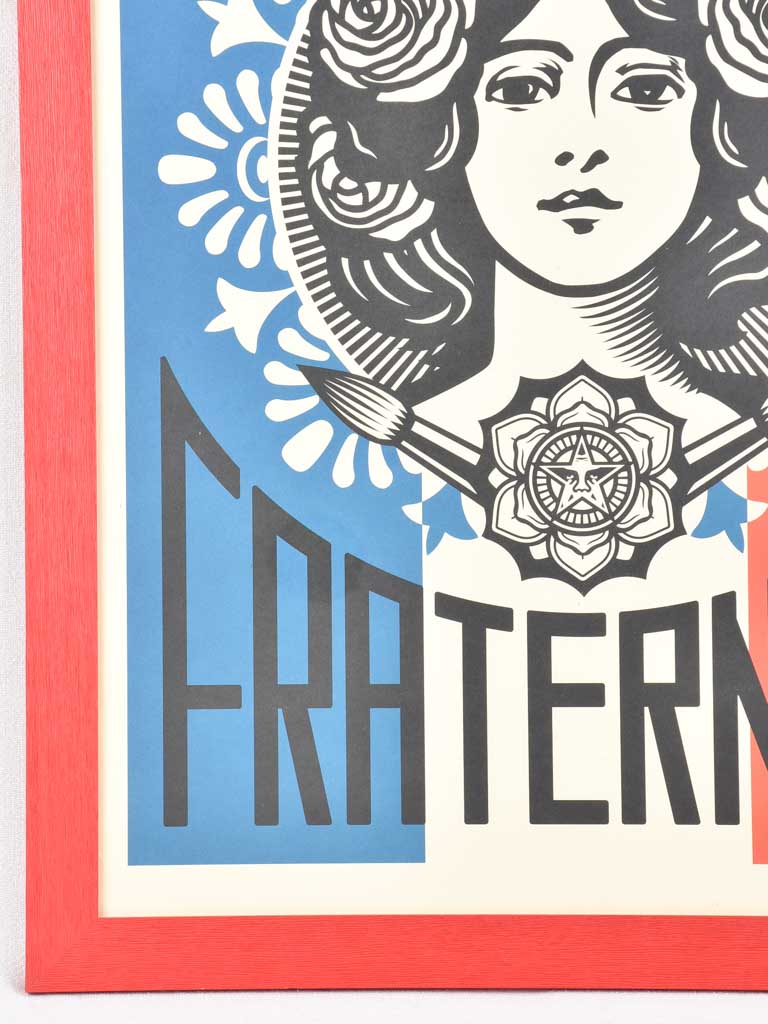 Liberté, égalité, fraternité poster (Frank Shepard Fairey) 39½ x 27¼"