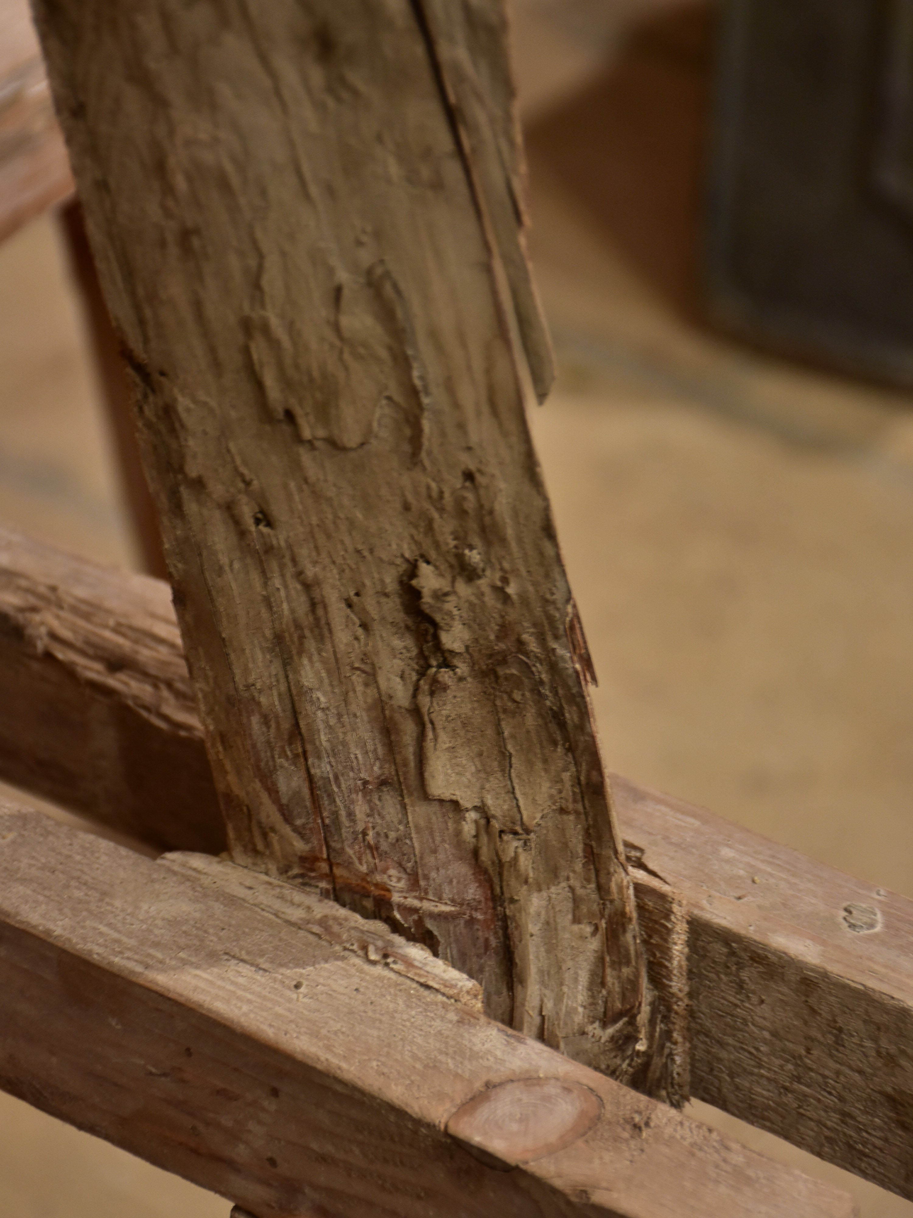 Rustic antique French sculptor's table