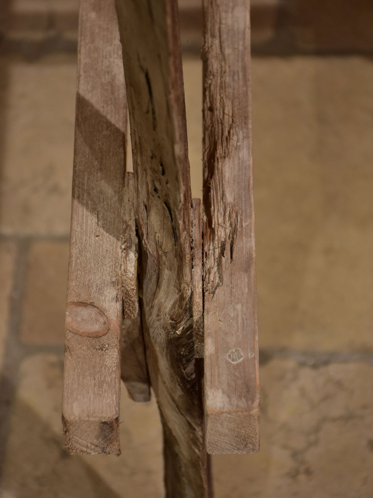 Rustic antique French sculptor's table