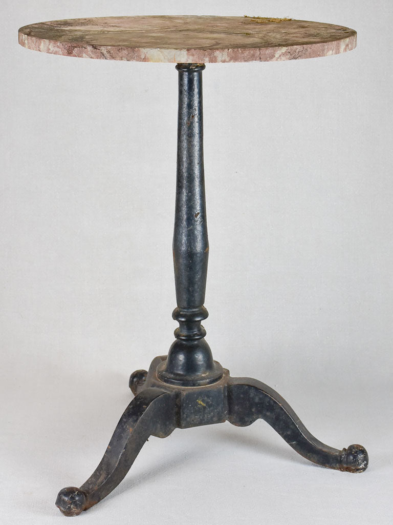 Early 20th century marble bistro table