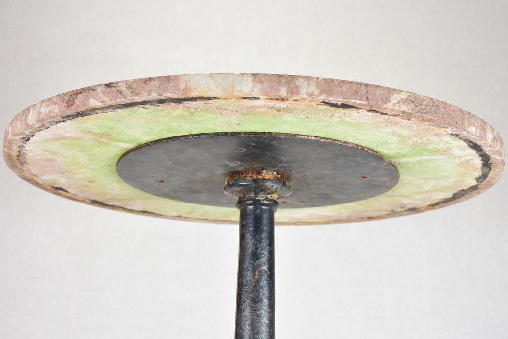 Early 20th century marble bistro table