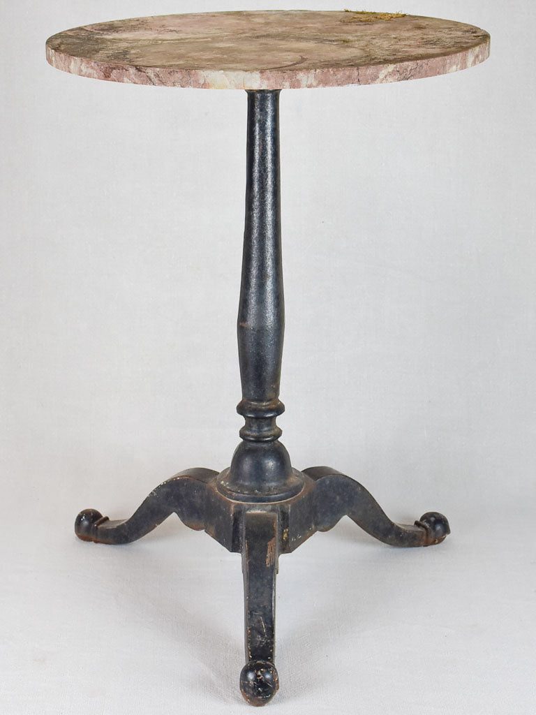 Early 20th century marble bistro table