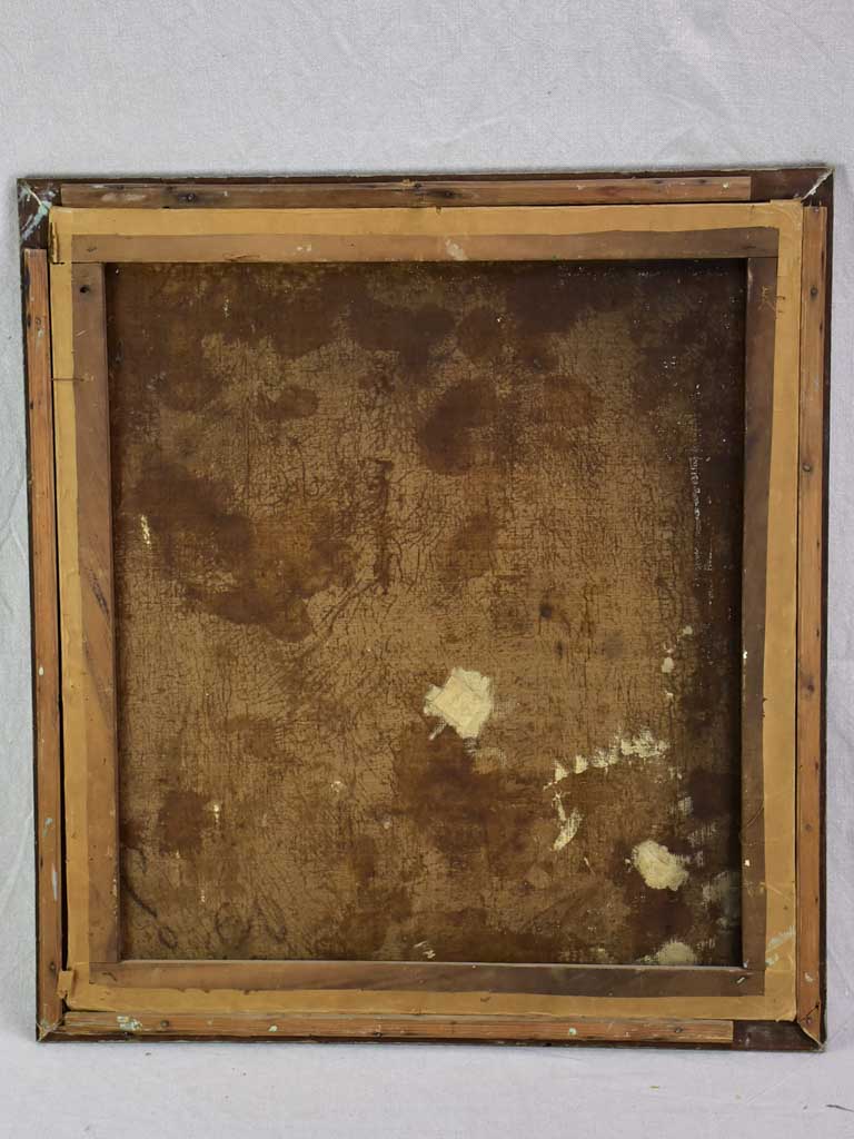 18th Century Louis XVI Romantic oil on canvas from a trumeau mirror - anonymous 28¼" x 31"