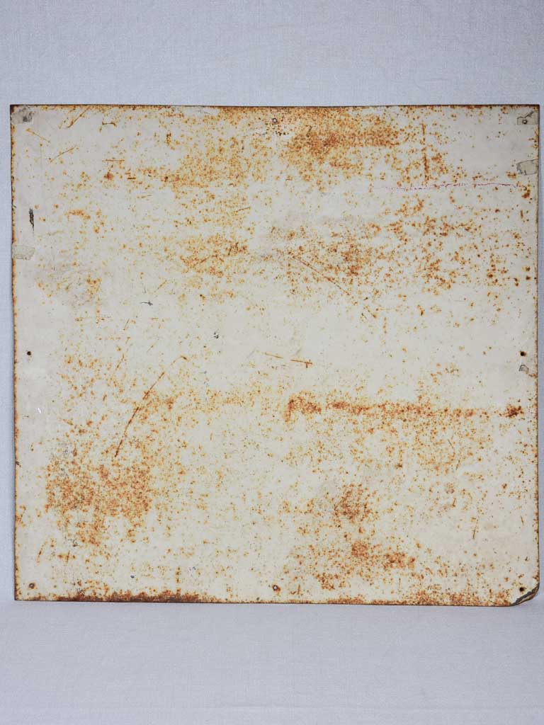 1970's hand painted sign - Vin de Cahors 26½" x 28"