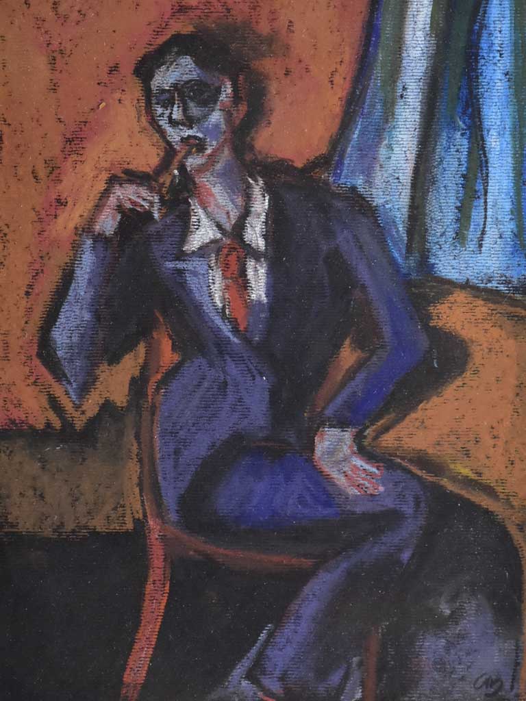 Potrait of a man in a suit by Caroline Beauzon