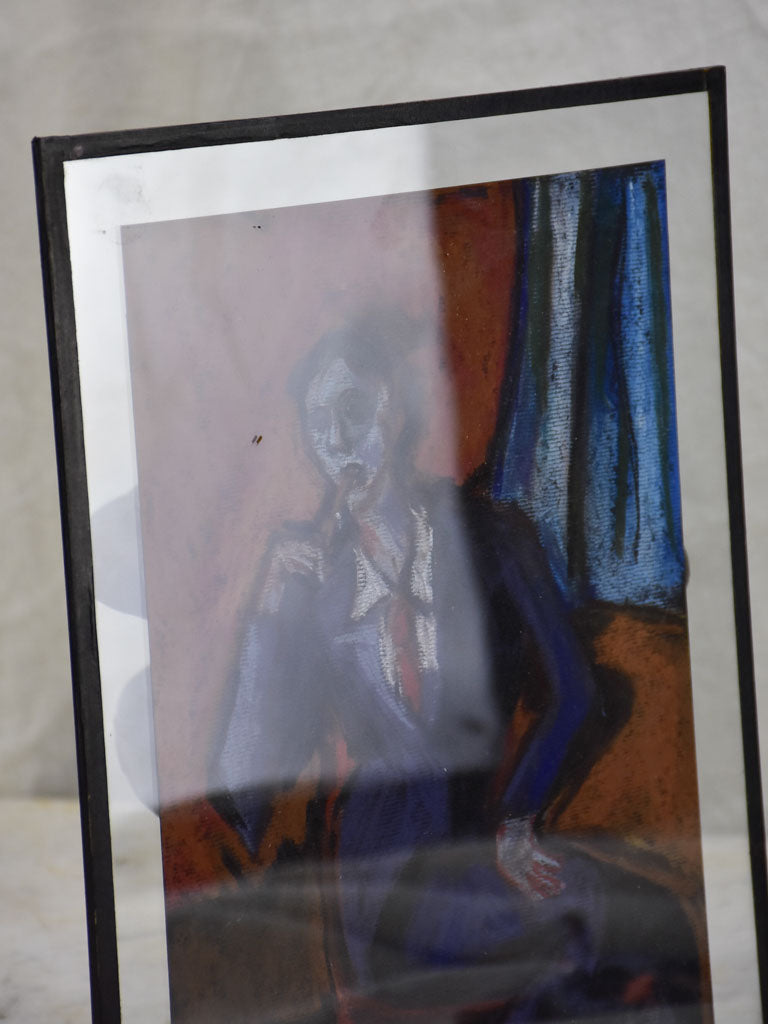Potrait of a man in a suit by Caroline Beauzon