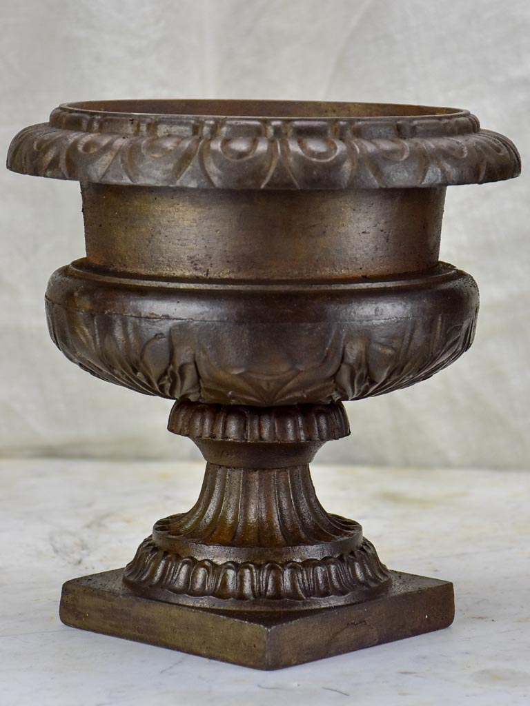 Pair of small antique French Medici urns