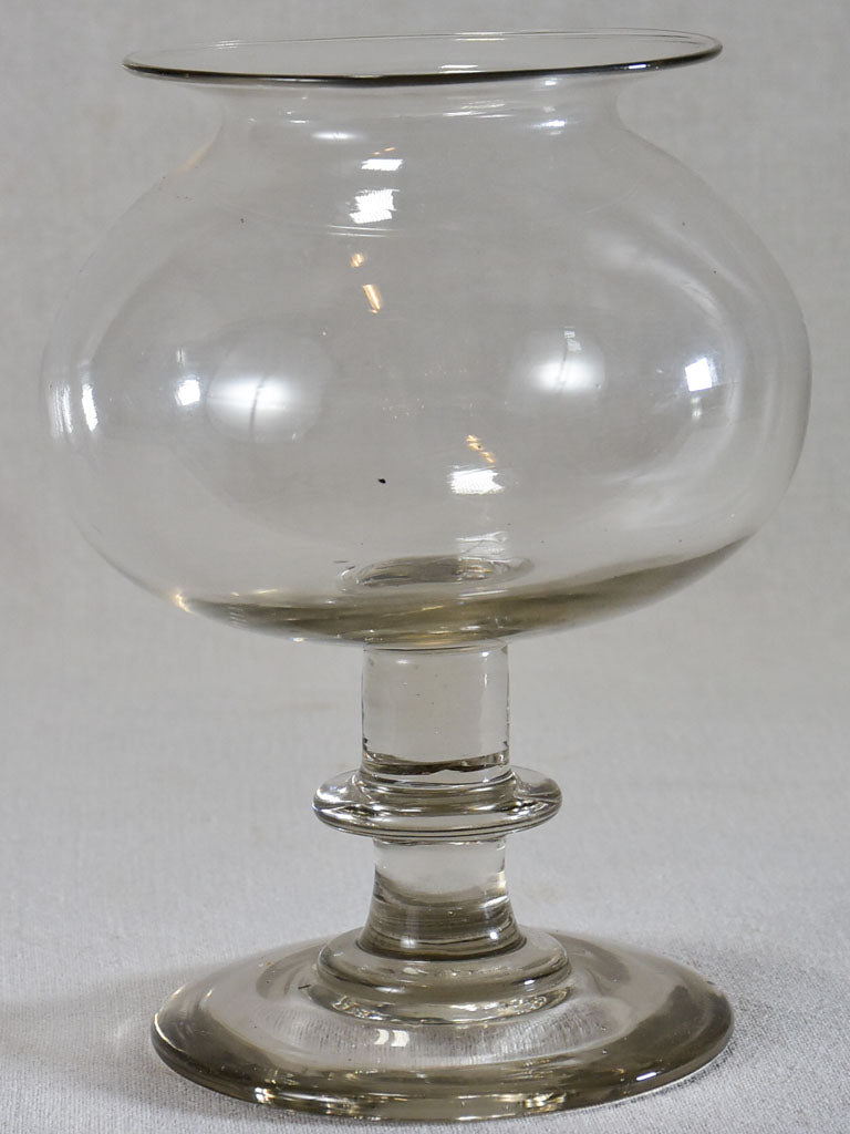 19th century blown glass apothecary jar