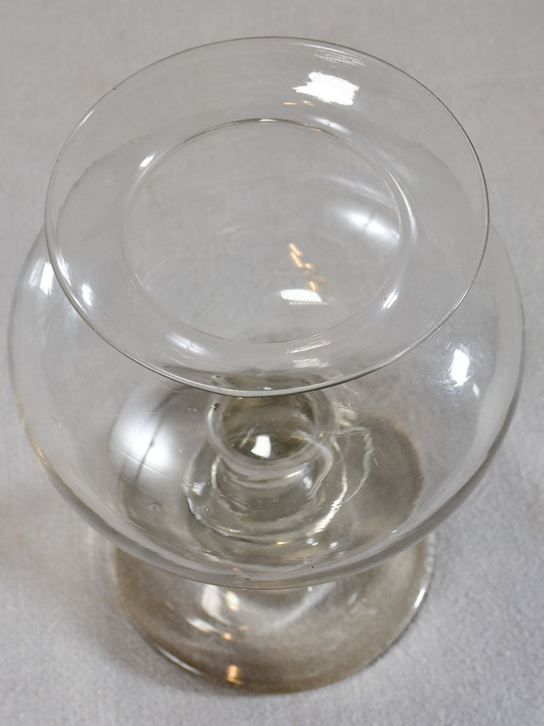 19th century blown glass apothecary jar