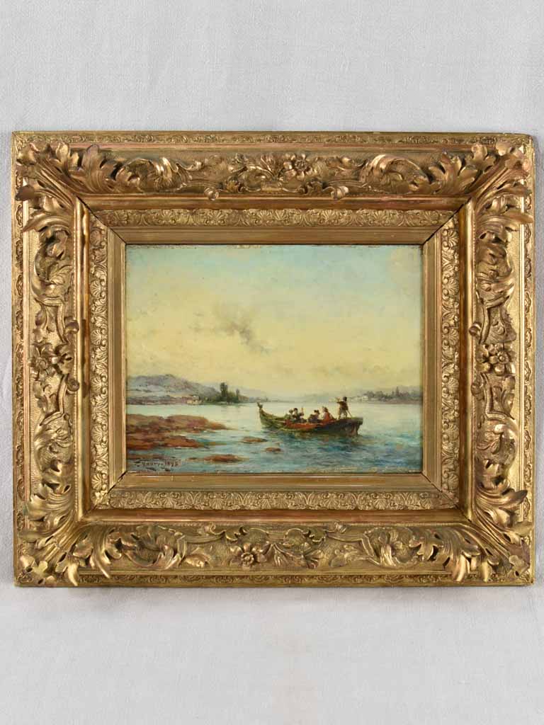 Seascape 1895 François Maury (1861-1933) - 20¾" x 24"
