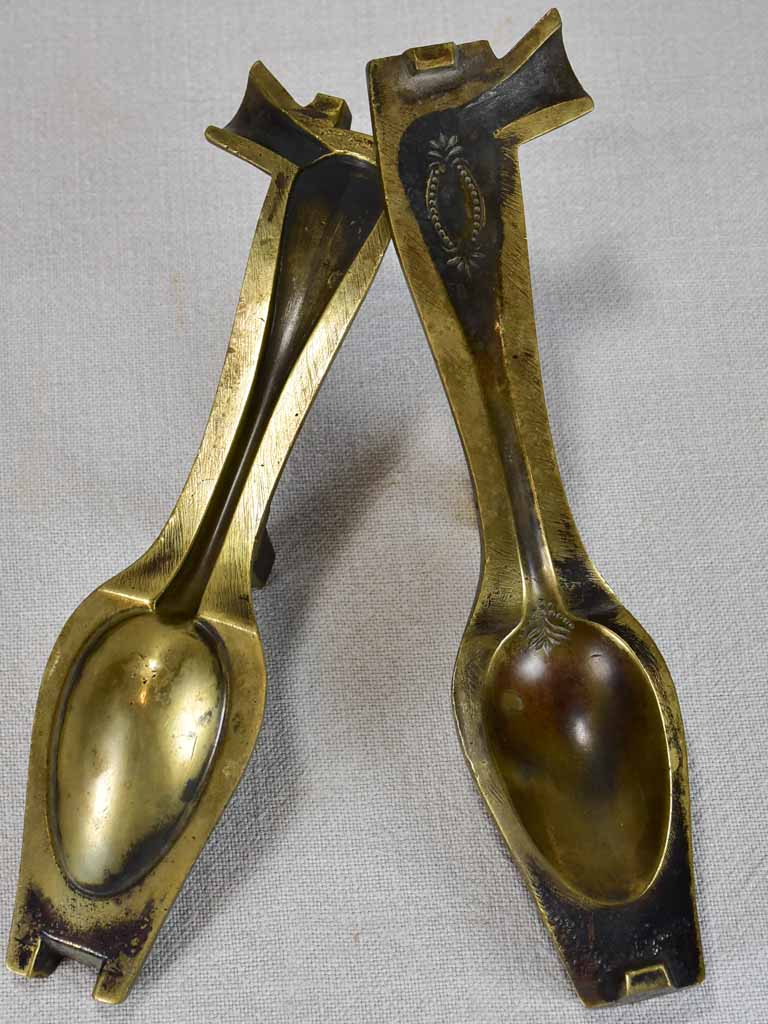 Rare 19th century French spoon mold