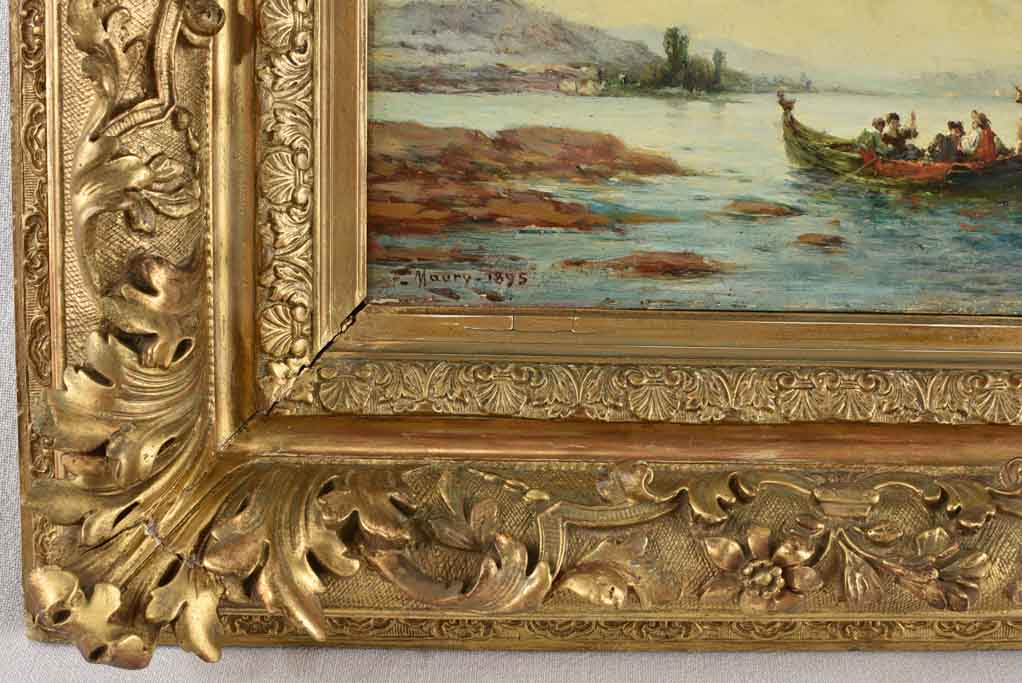 Seascape 1895 François Maury (1861-1933) - 20¾" x 24"