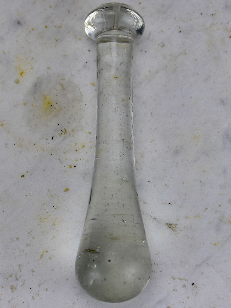 Vintage Medicinal Blown Glass Grinding Set