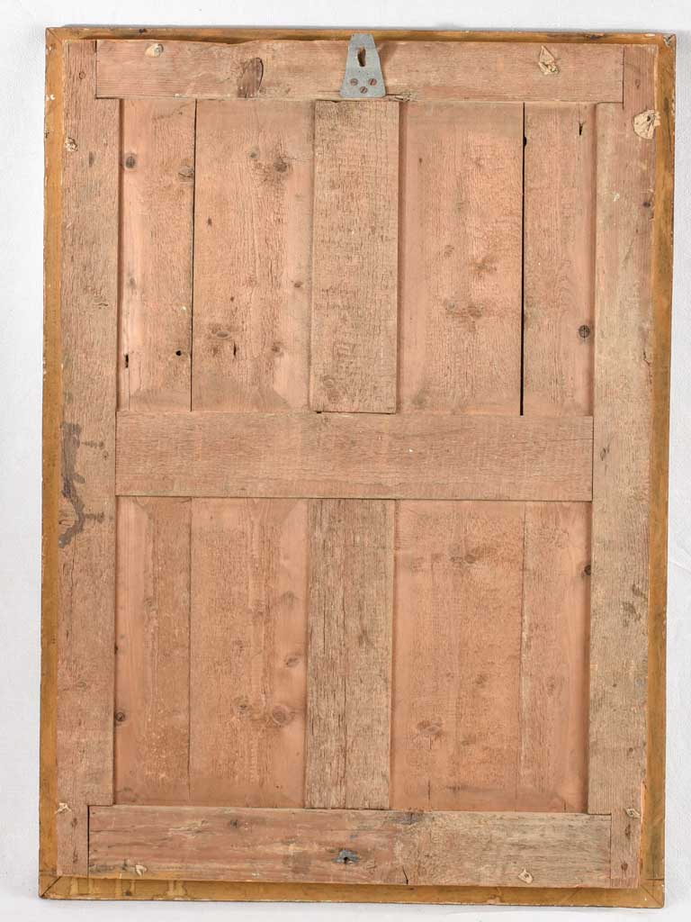 Rectangular mirror with gilded frame 44½"