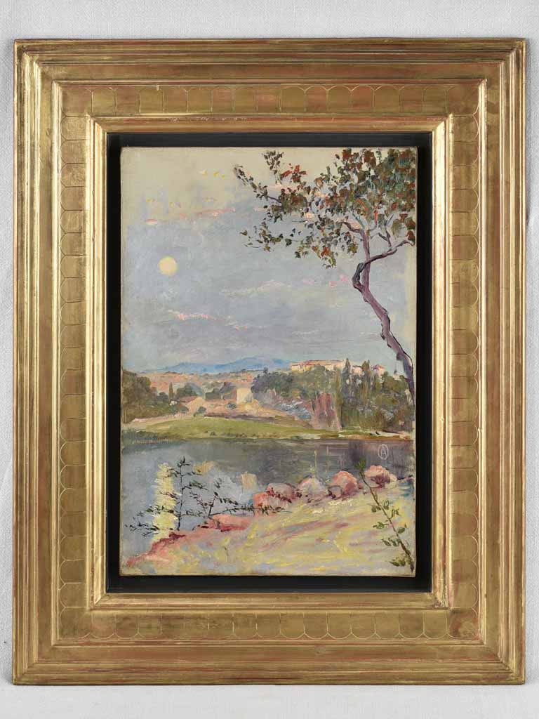 Antique village landscape Alfred Ost (1884 - 1945) - 32¼" x 25½"