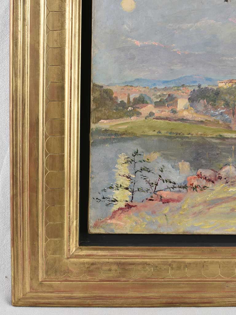 Antique village landscape Alfred Ost (1884 - 1945) - 32¼" x 25½"