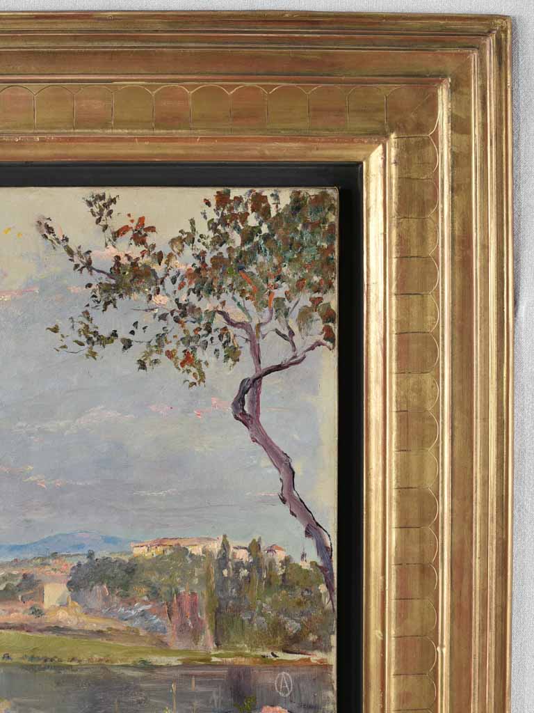 Antique village landscape Alfred Ost (1884 - 1945) - 32¼" x 25½"