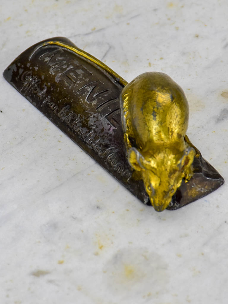 Early 20th Century 'Chocolat Menier' mouse - Louis-Albert CARVIN