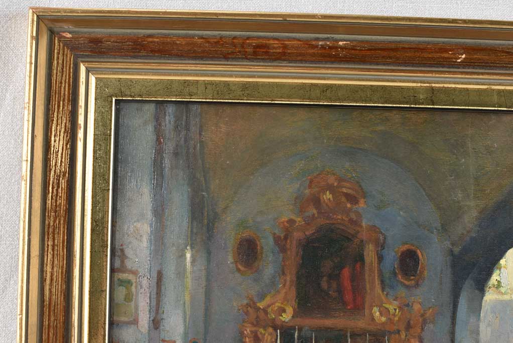 Classic Framed Church Art Canvas