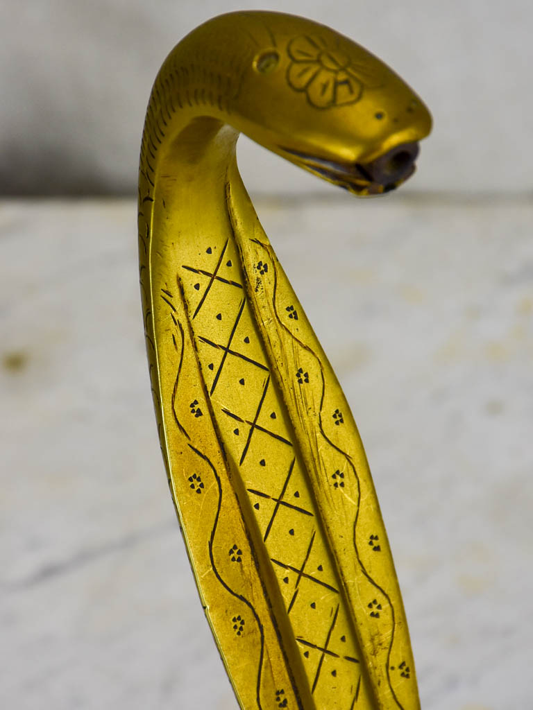 Unusual Art Deco cobra piece