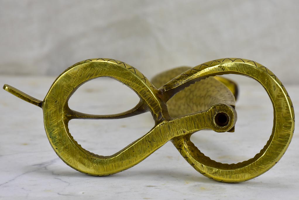 Bronze French cobra Art Deco