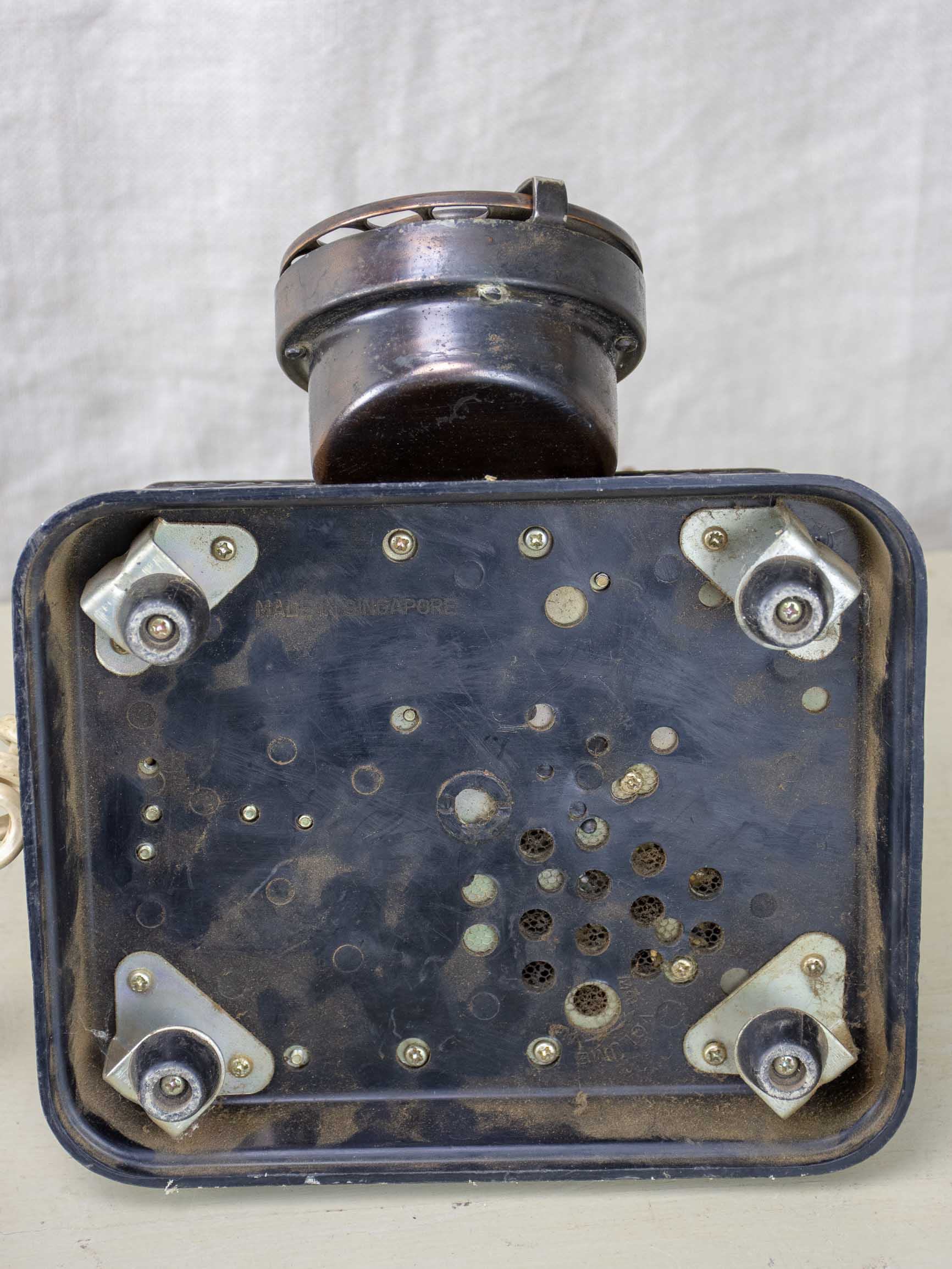 Antique Bakelite rotary telephone