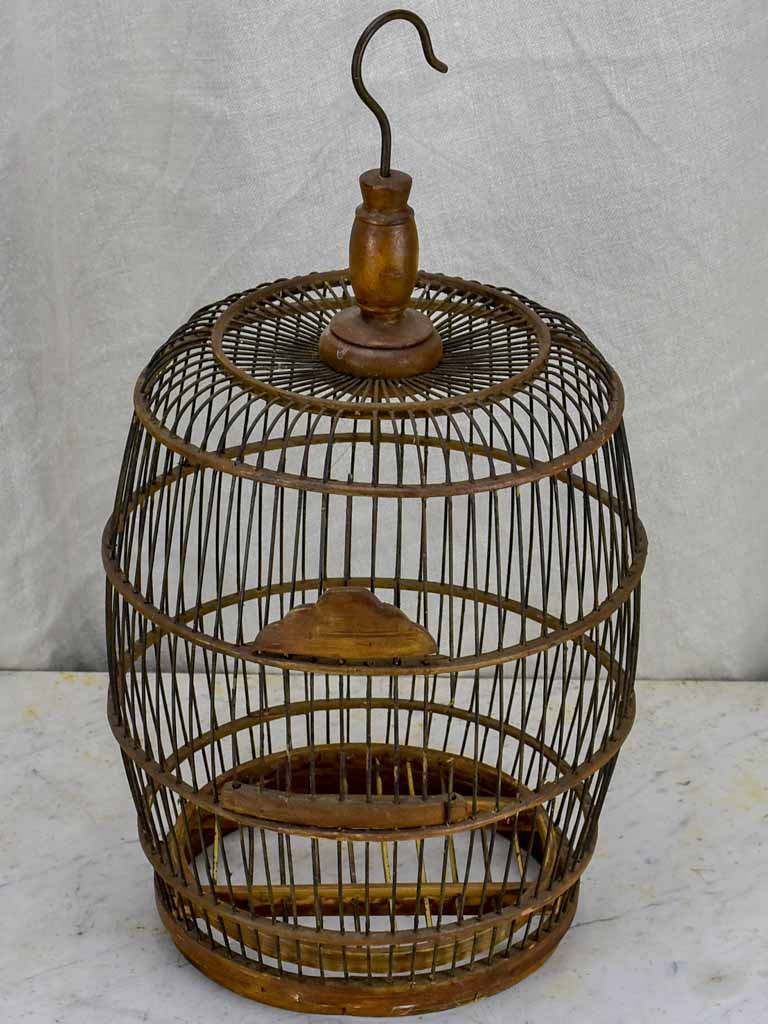 Antique round birdcage
