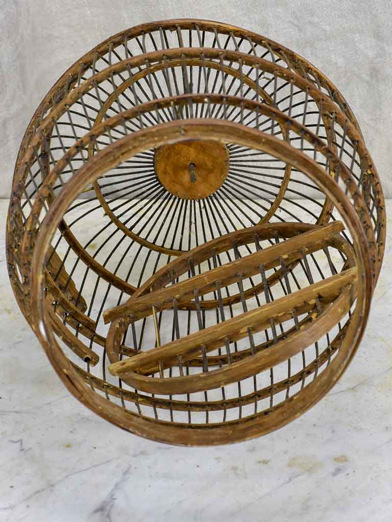 Antique round birdcage