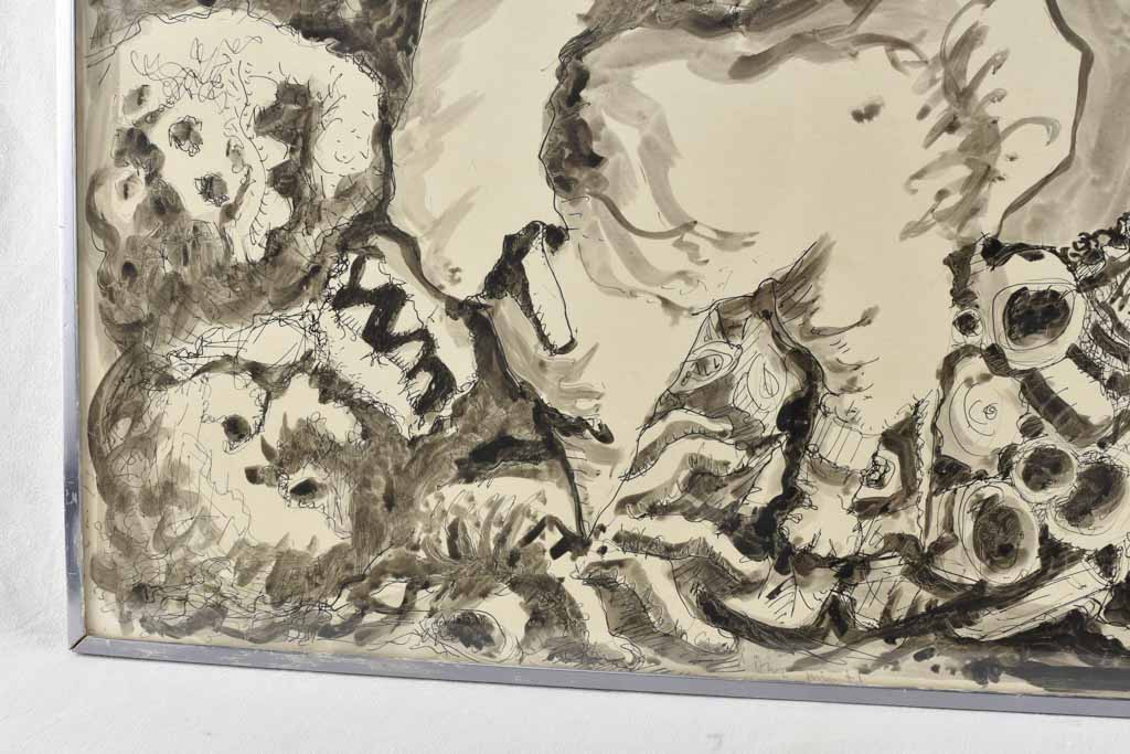 Large Size Modernistic Ogre Painting