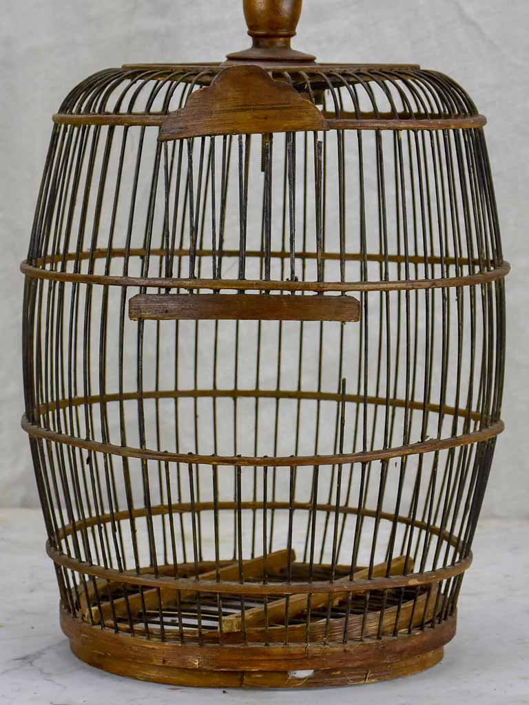 Antique round birdcage