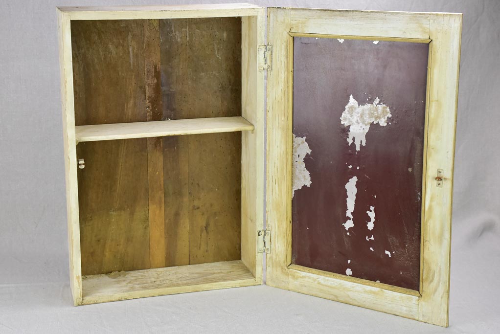 Rustic Pine French medicine cabinet