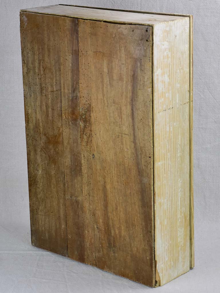 Antique pine timber medicine cabinet