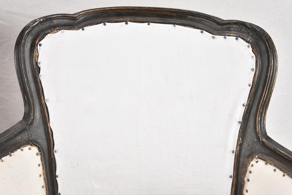 Pair of rustic Italian Louis XV style armchairs