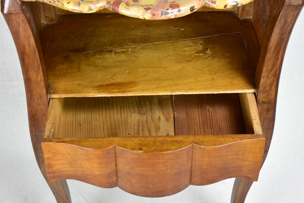 Historic 18th Century Walnut Nightstand
