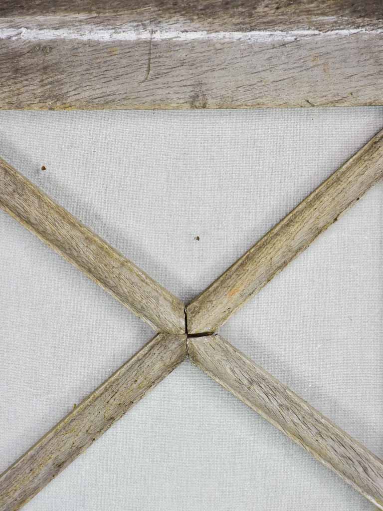 Salvaged 18th Century Louis XVI window - diamond pattern 19" x 41¾"