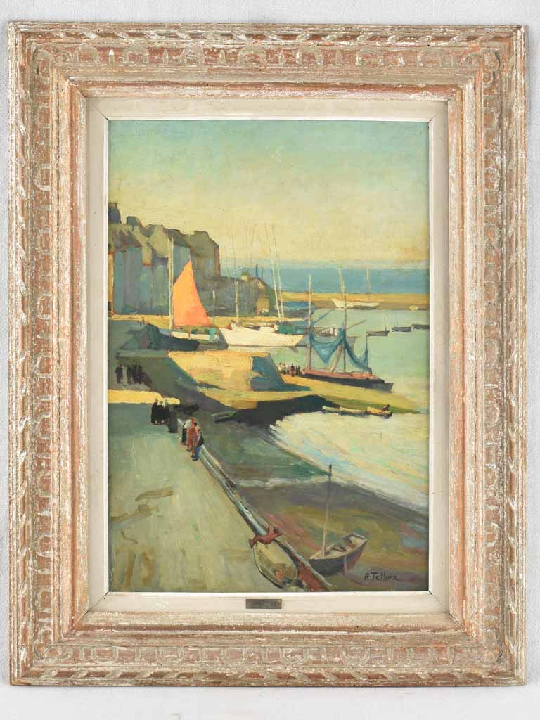 Normandy seascape Raymond Tellier (1897 - 1985) 30" x 23¼"