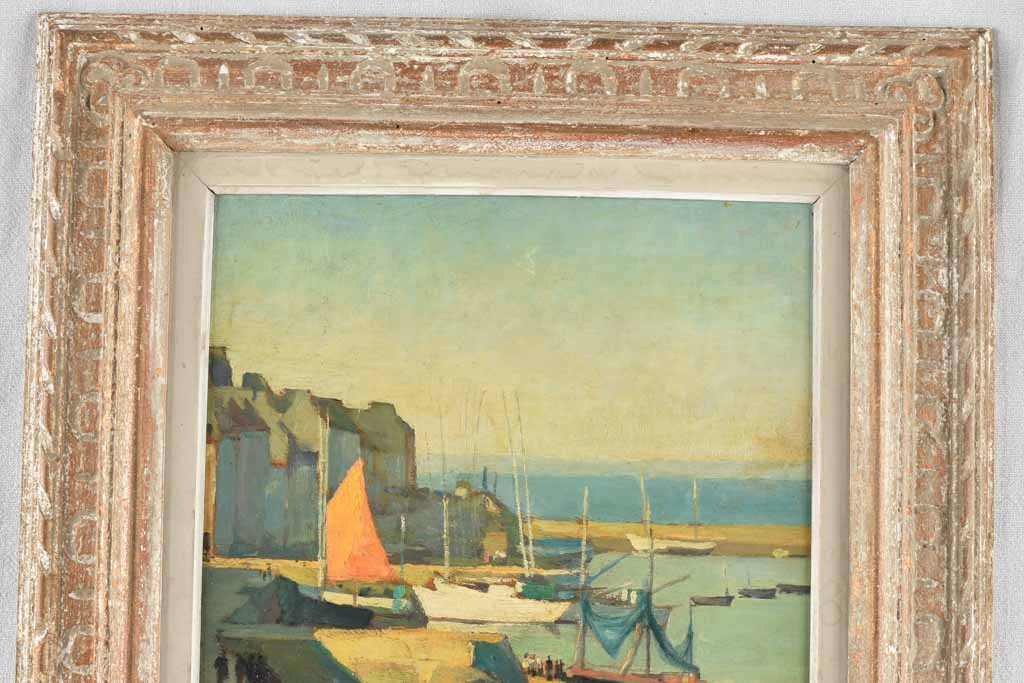 Normandy seascape Raymond Tellier (1897 - 1985) 30" x 23¼"