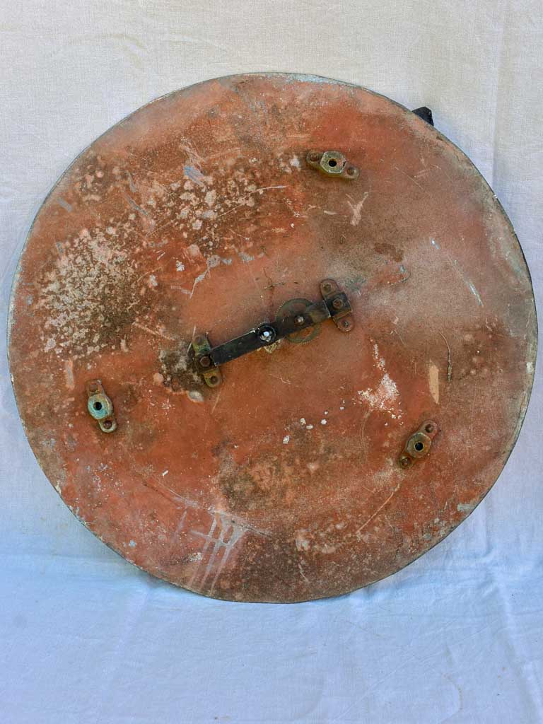 Large antique French clock face 35½"