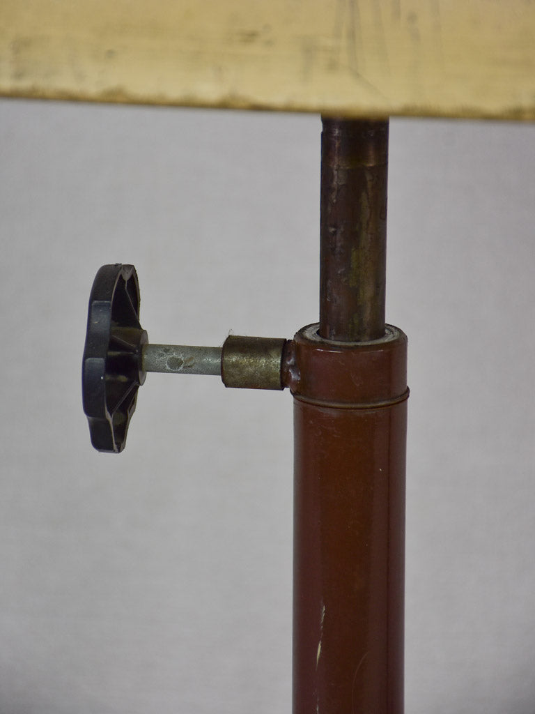 Pair of vintage adjustable stools from a Swiss art college (4 pairs available)