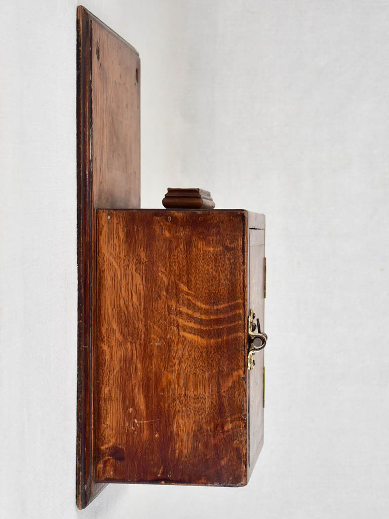 Early twentieth century Church collection box 'Trone de Pauvre'