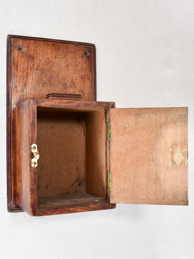 Early twentieth century Church collection box 'Trone de Pauvre'