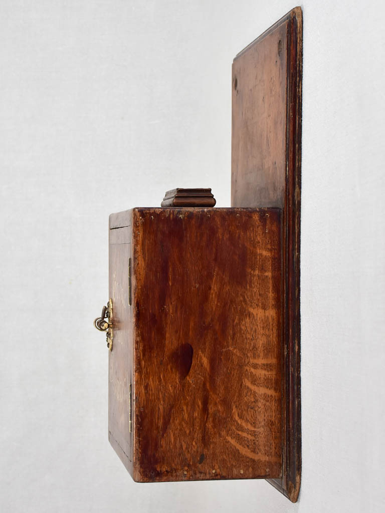 Early twentieth century Church collection box 'Trone de Pauvre'