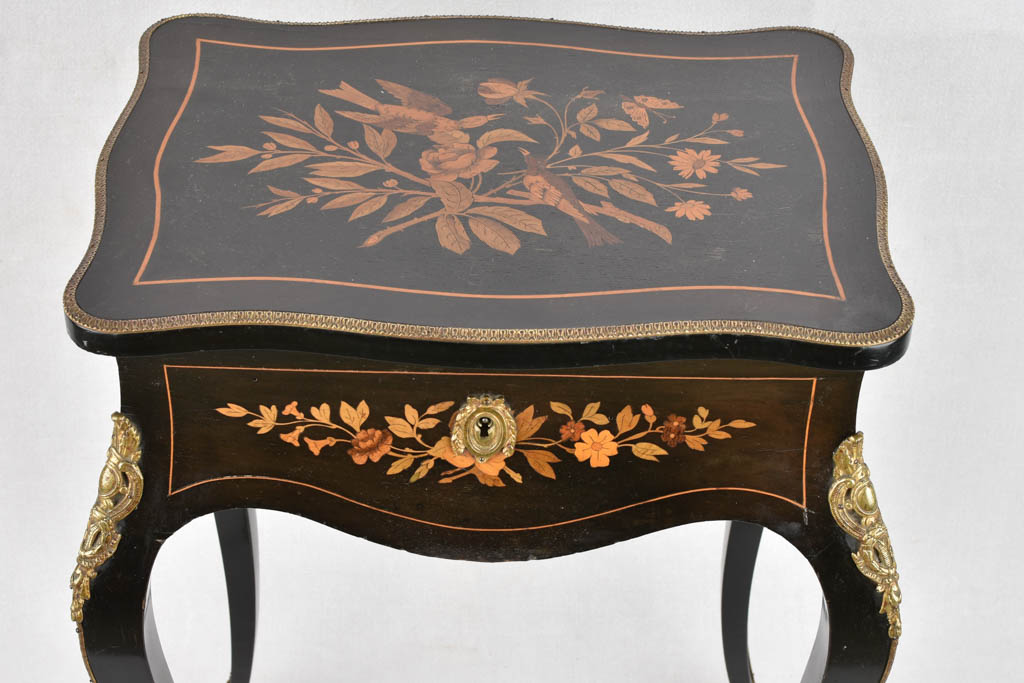 Napoleon III marquetry vanity