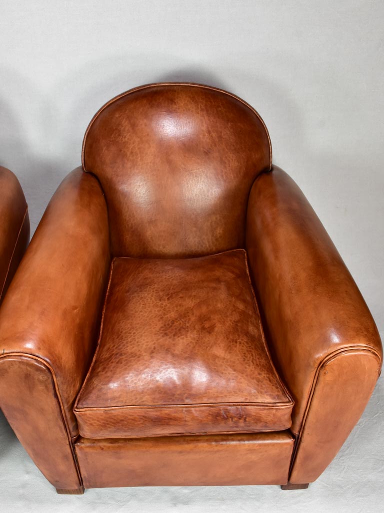 Artisan-made timeless sheepskin club chairs