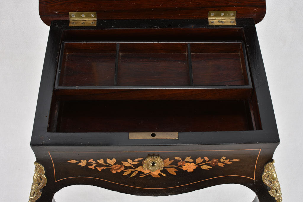 Napoleon III marquetry vanity